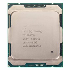 Процеcсор для сервера 00YJ207 LENOVO Intel Xeon Processor E5-2643V4 6C 3.4GHz 20MB Cache 2400MHz 135W
