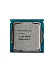 Процеcсор для сервера Intel Xeon E-2224 3.40GHz, 4-Core, GT0, 8MB, 71W, 128GB, DDR4-2666MHz